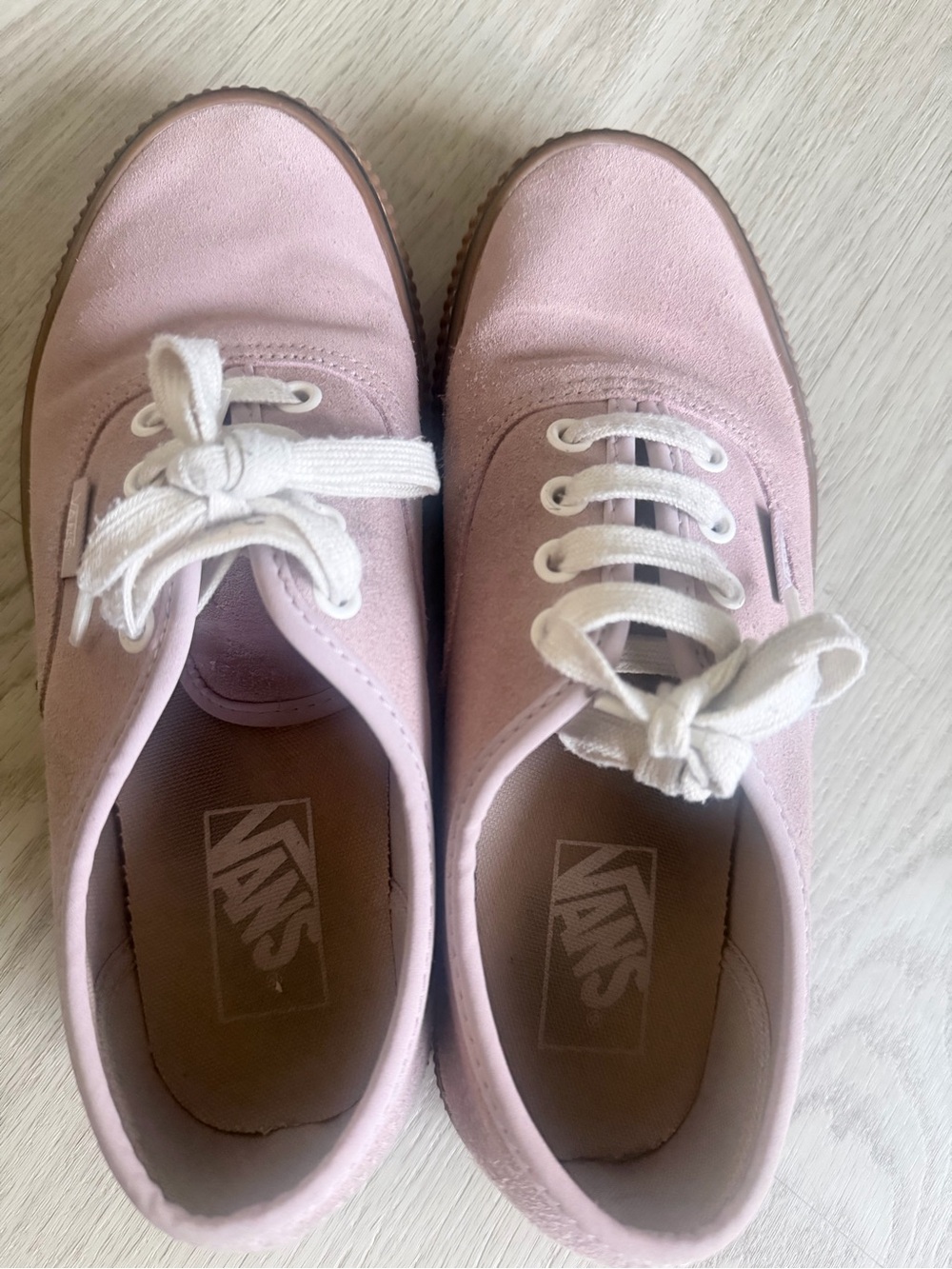 Vans Pink Suede Women's Low-Top Sneakers